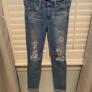 AG light wash jeans